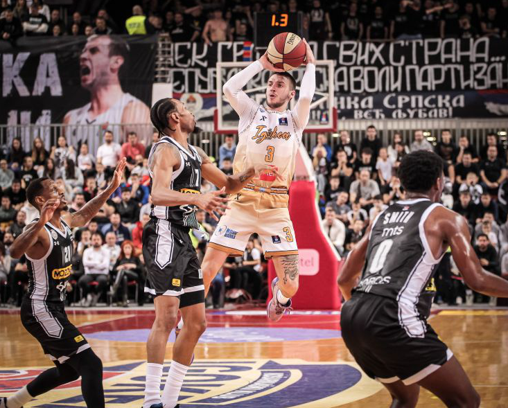 Brutalna partija crno-belih u Laktašima: Partizan razbio Igokeu i prekinuo crni niz!