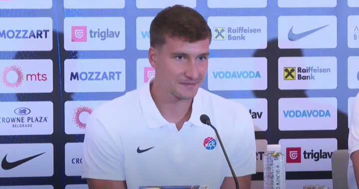 Bogdan Bogdanović na konferenciji za medije, 28.07.2025.