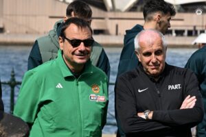 Ergin Ataman and Željko Obradović