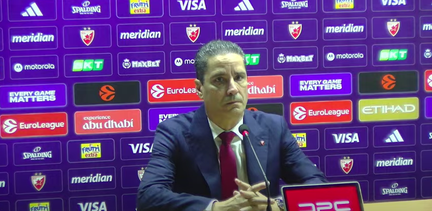 KK Crvena zvezda - Janis Sferopulos pres konferencija nakon meča sa Olimpijom Milano, 30.09.2025.
