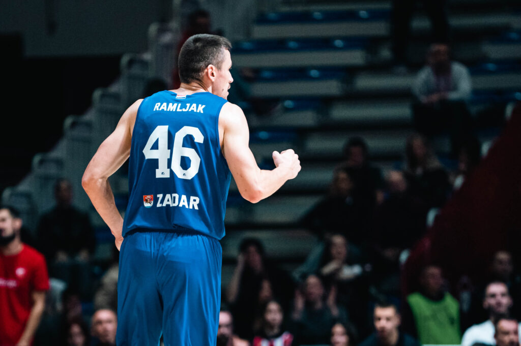 Marko Ramljak, KK Zadar, na utakmici protiv Crvene zvezde, ABA Liga prvo kolo, sezona 2025-26, 6.10.2025.