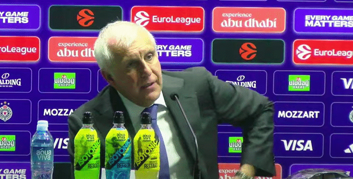 KK Partizan - Željko Obradović pres konferencija nakon meča sa Olimpijom Milano, 2.10.2025.