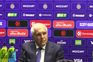 Željko Obradović - trener KK Partizan na pres konferenciji nakon meča sa ekipom Barselone, 31.10.2025.