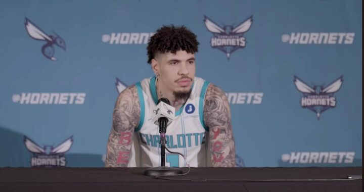 Lamelo Bol ( LaMelo Ball ) na Media Day-u pred početak NBA sezone 2025-26