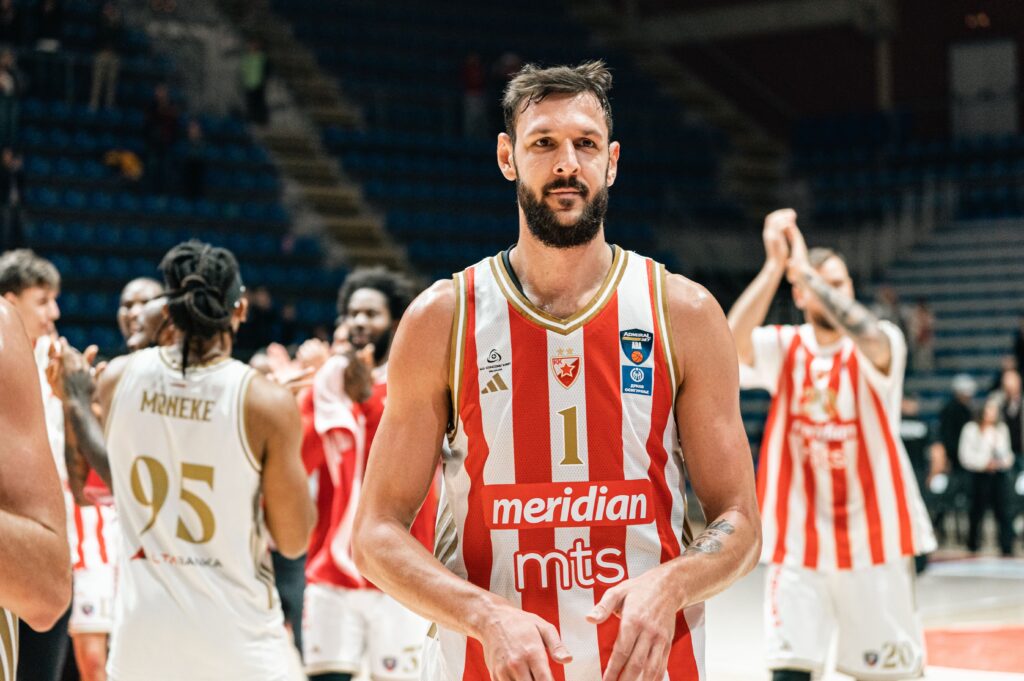 Uroš Plavšić nakon utakmice sa KK Mega, 25.10.2025.