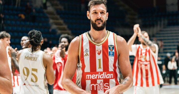 Uroš Plavšić nakon utakmice sa KK Mega, 25.10.2025.