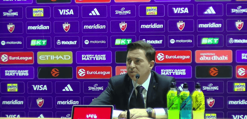 Ćavi Paskval, trener KK Barselona na pres konferenciji nakon meča sa Crvenom zvezdom, 5.12.2025.
