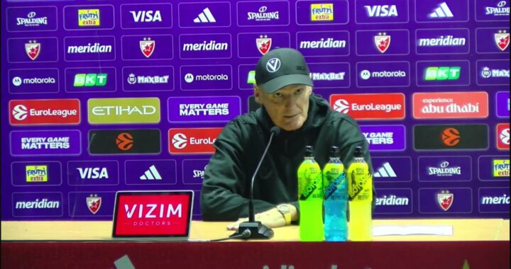 Duško Ivanović, trener KK Virtus Bolonja nakon utakmice sa ekipom Crvene zvezde, 19.12.2025.