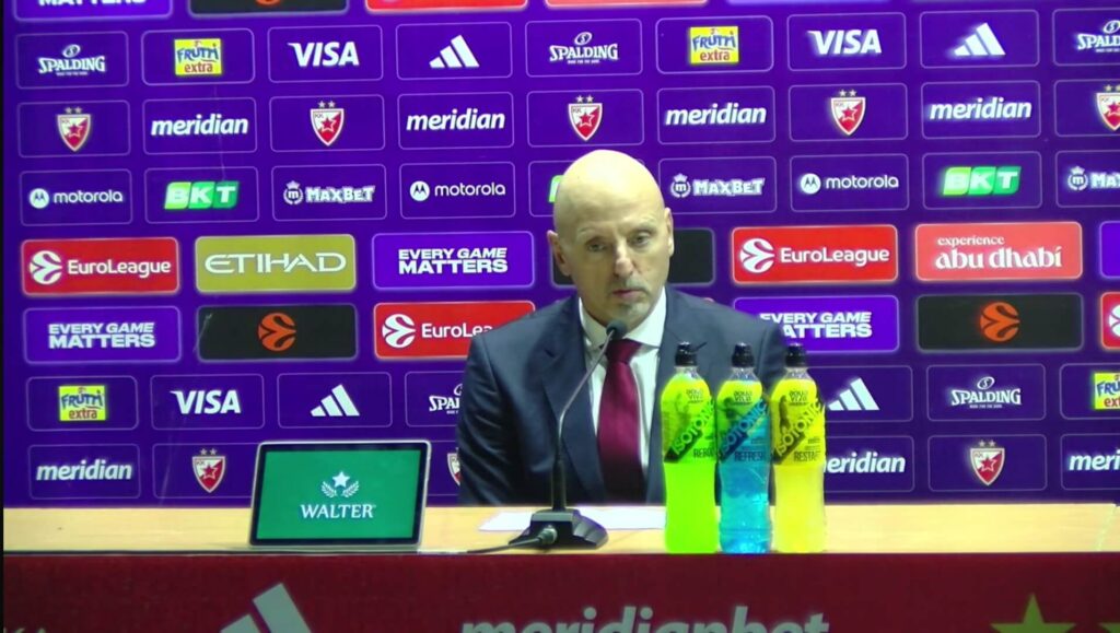Saša Obradović, trener KK Crvena zvezda nakon utakmice sa ekipom Virtusa, 19.12.2025.