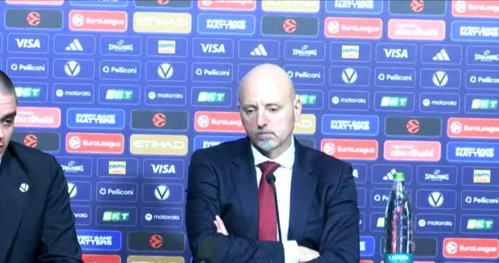 Trener KK Crvena zvezda Saša Obradović nakon meča sa ekipom Virtusa, 23.1.2026.